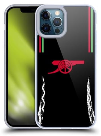 Head Case Designs Officially Licensed Arsenal FC Away 2024/25 Kit Soft Gel Case Compatible With Apple iPhone 12 Pro Max