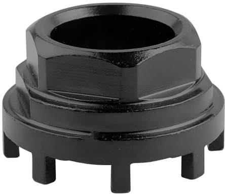 Riceel Fahrrad Tretlager Werkzeug, 8 Zähnen Verschlussring Kompatibel, Fahrrad Lockring Tool mit Shimano SRAM ISIS 8-Stufen-Innenlagerschalen