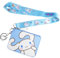 Cartoon-Hund Geldbeutel Kinder Jungen Mädchen, Kinder Geldbeutel Brustbeutel Kinder mit Lanyard, Cartoon Anime Geldbörse, Portmonee Kinder, Portemonnaie Kinder mit Umhängeband und Schlüsselanhänger