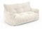 Pamapic Sitzsack, Sitzsack Erwachsene mit Füllung, Doppeltes Lounge Sessel mit Tragbarem Griff, Modernes Ergonomisches BeanBag, Indoor Sitzsäcke Stuhl für Wohnzimmer, Schlafzimmer, Spielzimmer, Beige
