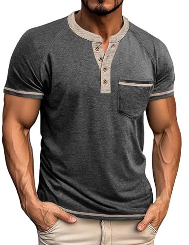 Generisch Herren Kurzarm Poloshirt Atmungsaktiv Schnelltrocknend Tshirt Freizeit Sport Sommer Poloshirts Männer Knopfleiste Polohemd Polo Tshirt Herren Poloshirt Herren Kurzarm Sommer