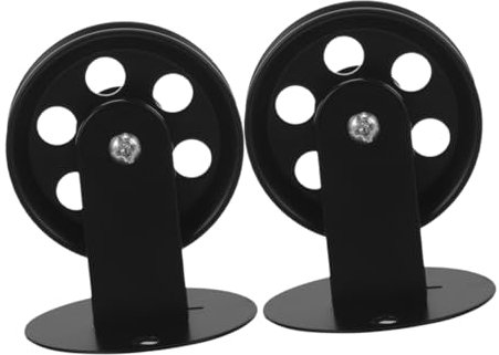 Amosfun 2 Stück Retro Kronleuchter Zubehör Hängeleuchten Umlenkrollen Und Schlepprollen Hängeleuchten Kabelrolle Deckenmontage Umlenkrolle Rad Wand Und Deckenmontage