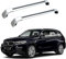 Auto Dachträger für BMW X5 F15 2014-2018,Hochwertig Aluminium LastenträGer Querträger,Hochstabile Dachgepäckträger RelingträGer ZubehöR,C Silver