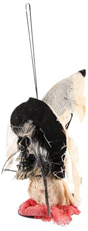 BAZEITFLOW 1pièce Décoration Fantomatique De Tête De Squelette Accessoire Halloween Effrayant pour Intérieur Et Extérieur Décorations Suspendues à Thème Sombre