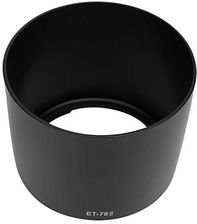 OPPWONG Kamera-Gegenlichtblende ET-78II aus Schwarzem Kunststoff für EF 135 Mm F2L 180 Mm F3.5L USM-Objektiv