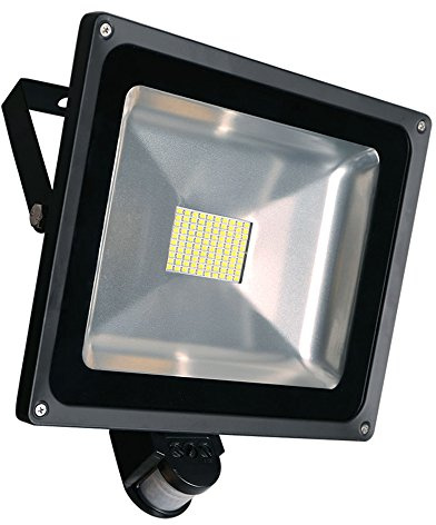Greenmigo 80W SMD Fluter mit Bewegungsmelder LED Strahler Warmweiß warmweiss Licht IP65 Wasserdicht LED Lampe Wandleuchter Flulicht Flutbeleuchtung LED Gartenlampe Außenstahler