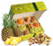 Hansen Obst - Geschenkbox - fruchtige Obst-Box - “Balance-Snack” - Präsentkorb - Obst-Geschenkset - gefüllte Obstkiste - Obstbox mit frischem Obst