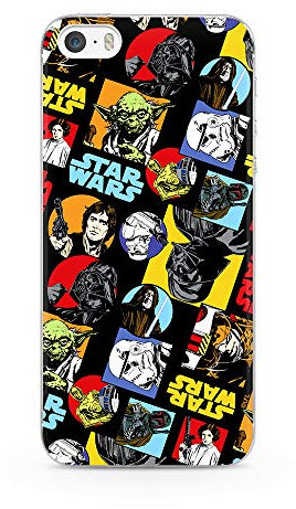 ERT GROUP mobile phone case for Apple Iphone 5/5S/SE original and officially Licensed Star Wars pattern 018 optimally adapted to the shape of the mobile phone, case made of TPU