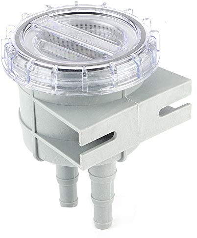 KIMISS Filtro acqua di mare, ABS 4,3 pollici Filtro filtro acqua di mare Filtro motore Proteggi pulitore Raffreddamento per tubo 1/2 pollici 5/8 pollici 3/4 pollici