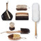 Tower NL109005 Natural Life Kitchen Brush Set, Horsehair and Beech Wood