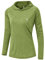 YSENTO Damen Outdoor Wandershirt Atmungsaktive Leicht Sport Langarmshirt Laufshirt Pullover Yoga Training T-Shirt Tops(Grün,XS)