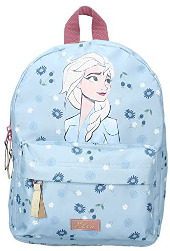 Disney Frozen Blushing Blooms Elsa Rucksack für Mädchen, Blau, blau