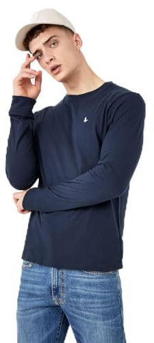Jack Wills Mens Sandalseford Long Sleeve T-Shirt Navy XS