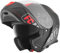 FC-Moto Novo Straight Klapphelm, schwarz/rot, S (55/56)