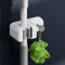CORNERIA Besen Mop Halter Tidy Organizer, an der Wand befestigter Organizer für Pinsel Mop und Besen Werkzeug Lagerung für Fit Küche, Garage, Garten, Landry, Badezimmer Organisation und Lagerung