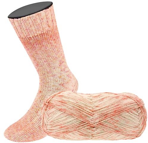 LANA GROSSA Meilenweit Cotone Vegano| Die Alternative ohne tierische Fasern | Handstrickgarn aus 76% Baumwolle, 14% Polyamid & 10% Polyester | 100g Wolle zum Stricken & Häkeln | 420m Garn FB1507