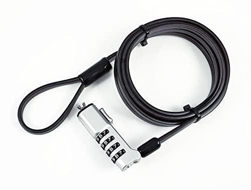 Gearlab Security Lock with Slim Combination for Noble Wedge, W127036070 (Combination for Noble Wedge Security Slot)