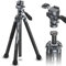 ULANZI F38 Video Travel Carbon Fiber Tripod, 61.4 With Quick Release Fluid Head, 2.38lbs Ultra Lightweight Portable Stable Professional Camera Photo Tripod, Load up to 22lbs, With Bag