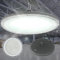 Blivrig 150W 18000LM Lampe Suspension Industrielle UFO - Spot Intérieur 6500K Blanc Froid, Plafond Haute Baie LED, IP65 Imperméable, pour Aéroport, Marina, Usine, Entrepôt