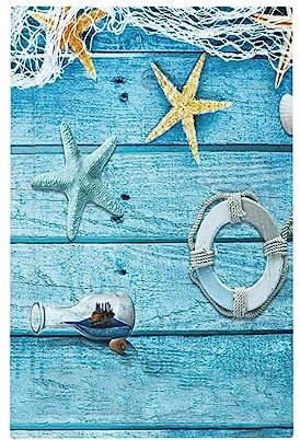 Summer Beach Seestern 1-Gang-Lichtschalter-Abdeckung, kein Decive Blanko-Wandplatte, dekorativ für Badezimmer, Zuhause, Wohnzimmer, Schlafzimmer