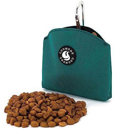 COOWONE Leckerli-Tasche mit magnetischer Öffnung für Hündchen-Leckerli-Snack-Taschen Hundeleckerli-Trägerhalter mit Clip (Grüner)
