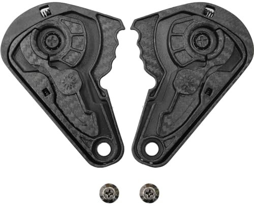 Agrius Storm Replacement Base Plate Set Full Face Motorcycle Spare Side Plates Shield Clip Mounts Pair | Spare Parts for Motorbike Helmets