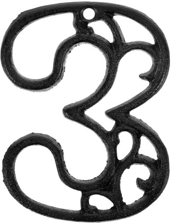 OSALADI House Numbers Iron House Metal Modern House Numbers for Outside or Inside For Mailbox, Front Door