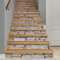 14 Stück Treppenaufkleber Selbstklebende,18x100cm Treppe Aufkleber für Treppenstufen,DIY Aufkleber Fliesenaufkleber Haus Dekoration für Treppenstufen Küche Bad (005)