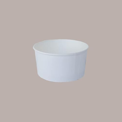 Lucgel Coppetta in Carta Bianco per Gelato Baby 60 (75Ml) - 300 pezzi -