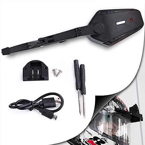 Electric Motorcycle Helmet Electric Wiper Motor Helmet Windshield Wiper Compatible with Most Visor