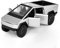 MODVKVK Tesla Cybertruck 1:32 Modellauto, Spielzeugauto Trucks mit Licht & Musik, Zurückziehfunktion, Legierungsdruckguss, Tolles Mini-Fahrzeugspielzeug für Kinder ab 3 Jahren und Autosammler(Silber)