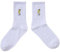 Lanpeeking Hochwertige Cocktail-Socken – Einzigartige gestickte Designs für Cocktail-Liebhaber – Atmungsaktive Crew-Socken aus Baumwolle – Unisex Sportsock – Perfekte Geschenkidee (Gelb)