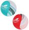 AIBAOBAO Balle Rebondissante Eau, 2 Pcs Balles à Eau Réutilisables, Bombe a Eau en Lycra, Ballon de Plage Enfant Adolescents Adultes Jeux d'eau Exterieur Jouets Plage Fête de Piscine (Rouge+Cyan)
