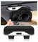 Sun Glasses Holder for Car Sun Visor Universal Sun Visor Glasses Clip Flocking Lining Car Visor Sunglasses Organizer Box with Ticket Card Clip (Black)