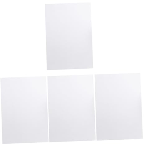SAFIGLE 4 Stück Dickes Schmierpapier mit Augenschutz aus Weißem Papier Praktisches Entwurfsbuch für Schüler und Kinder im Schulalltag