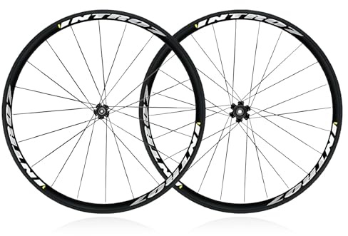 SXSHEYS 700C Fixie-Fahrrad-Laufradsatz, 30-mm-Felgen aus Aluminiumlegierung, Vorder- und Hinterräder, 100/120-mm-V-Bremse, 20/24-Loch-Naben für 23–28C-Reifen