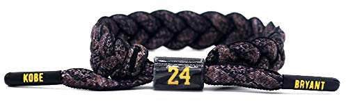 Braccialetti Stella della Squadra di Basket NBA Mano Tessuto Regolabile Braccialetto Lacci delle Scarpe Sport 2 Pezzi (② Kobe Bryant)