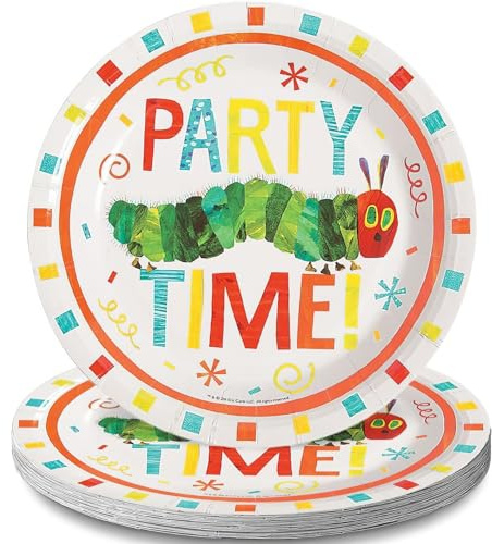 Fun Express The Very Hungry Caterpillar™ Paper Dessert Plates - 8 Pieces
