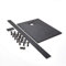 Milano Rasa Graphite Textured Slate Effect Rectangular Shower Tray Riser Kit - 1000mm x 800mm