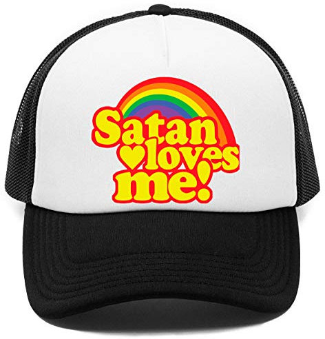 Satan Loves Me! Kappe Baseball Rapper Cap