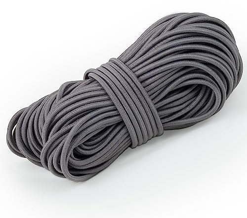 Shelver Cordoncino elastico di alta qualità, 3 mm, grigio, 5 m