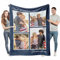 Easycosy personalisierte Decken für Paare Geschenke Benutzerdefinierte Bild, Foto Decke für Freundin Frauen Männer zum Geburtstag Anniversay Muttertagsgeschenk für Mama 150×200cm