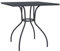 vidaXL Gartentisch, Garten Esstisch Mesh-Design, Terrassentisch Stahlgestell, Gartenmöbel Tisch, Modern, Anthrazit 80x80x72,5cm Stahlgitter