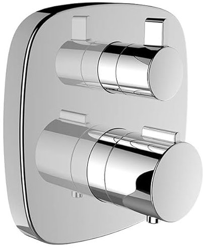 Laufen Citytherm Fertigmontageset, Unterputz, 2-Griff-Brausethermostat, HF905374100000