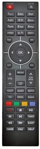 Reemplazo Mando Zgemma para Zgemma Star Satellite Receiver - No es Necesario configurar