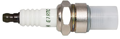 2-8 STÜCKE Vollmutter-Zündkerzen E7RTC Ersetzen for Kerzen BPR7HS E7TC 121-4199 RL87YC Stens 131-059 (Color : 4 Pieces E7RTC)