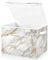 Storage Boxes with Lids, Elegant Marble Gold Gilt Large Storage Basket Organizer Shelves Cube Bin Toy Clothes Underbed