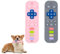 KeaJuidy 2 pièces Jouets à mâcher grinçants pour Chiens en Silicone Résistant à Morsure Bâton de Nettoyage des Dents pour Petits et Moyens Chiens 16,5x5,3x1 cm