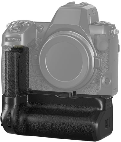 NEEWER MB-N12 Replacement Vertical Battery Grip for Nikon Z8, Hot Swappable Vertical Shooting Extended Power for Two EN-EL15c Batteries with 1/4 Tripod Socket Shutter Button AF On Multi Selector