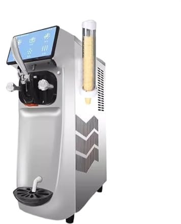 GRFIT Ice Cream Maker Commercial Ice Cream Machine Desktop Ice Cream Machine Sweet Cone Machine Fully Automatic ice cream maker machine